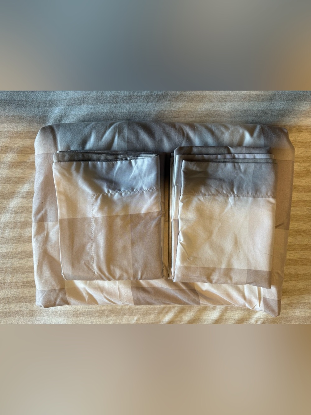 Truly Soft 3 Piece Khaki Queen Duvet Cover